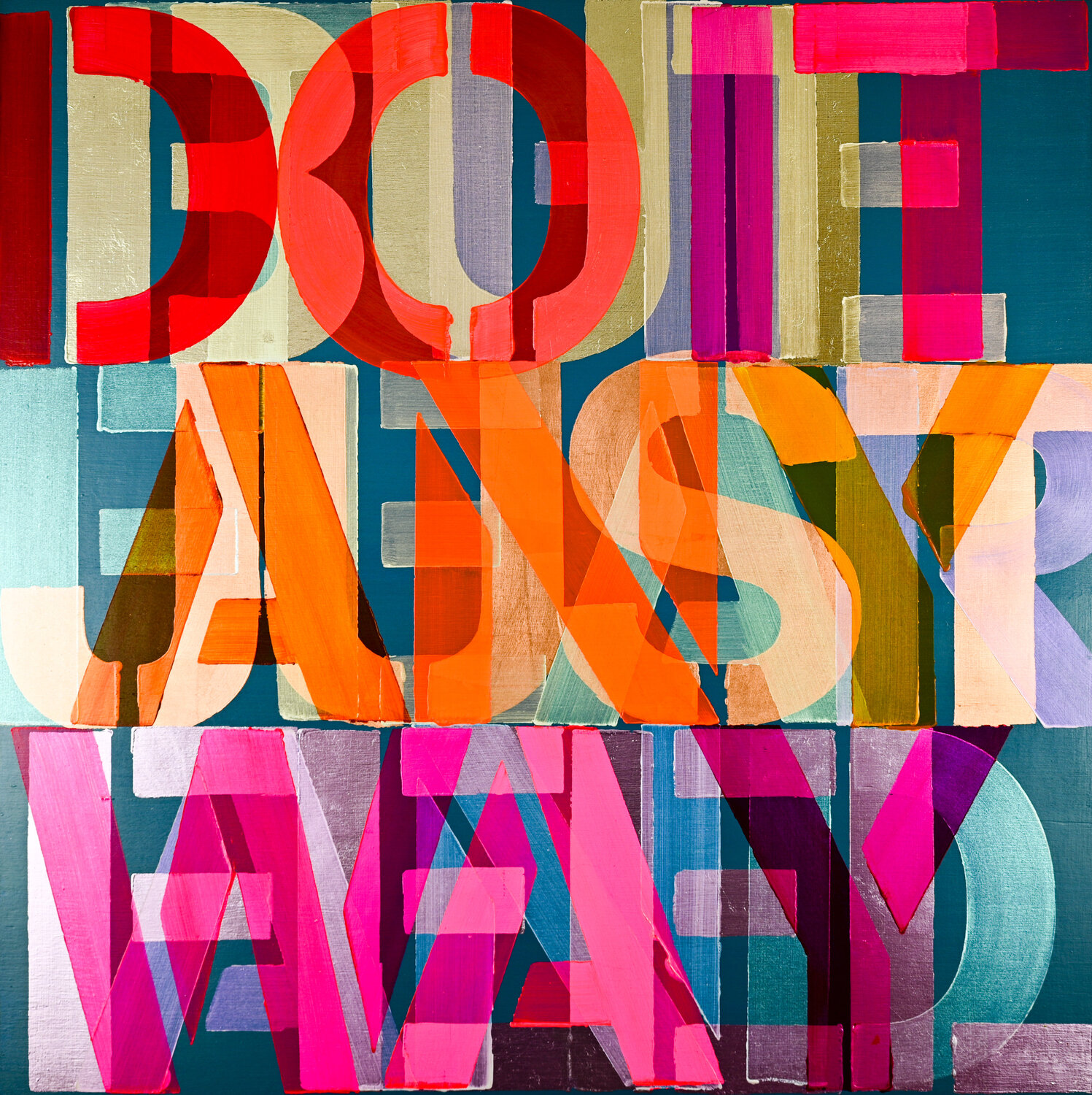 Do It Anyway (mixed metal leaf) Niki Hare