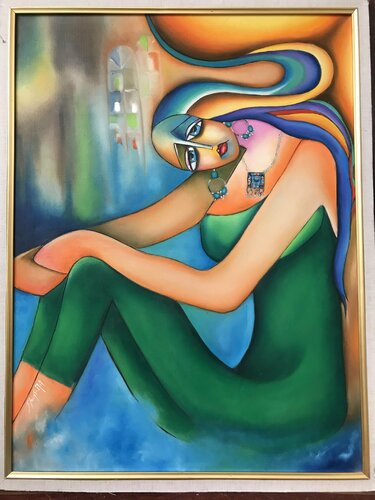 Shovel memories van Shams Al- Saadi, Schilderij te koop op Singulart