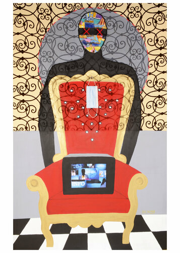 FORT IMPUISSANT by Kh Bamba, Painting for Sale on Singulart