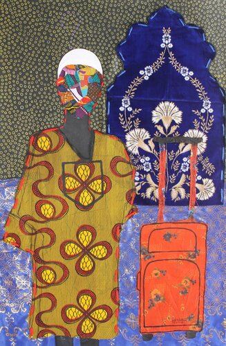 GADAAY (EXIL) by Kh Bamba, Textile for Sale on Singulart