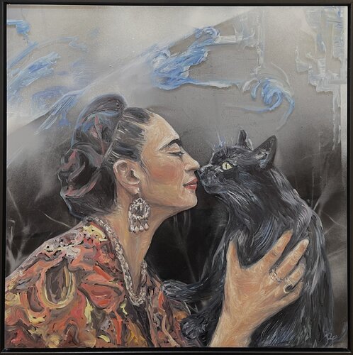 Black cats di Rieke Schmieder, Pittura in vendita su Singulart
