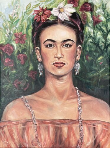 Frida Kahlo par Rieke Schmieder, Peinture en vente sur Singulart