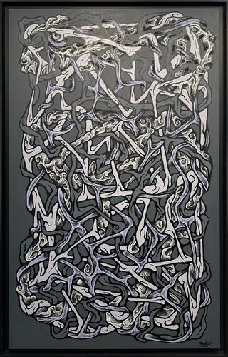Shades of Grey by BEBAR, 회화 for Sale on Singulart