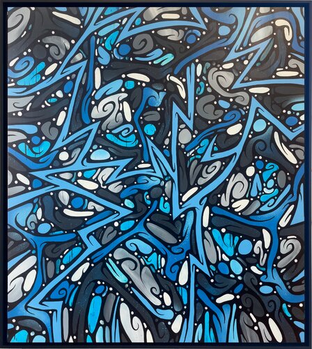 Rayo Azul by BEBAR, 회화 for Sale on Singulart