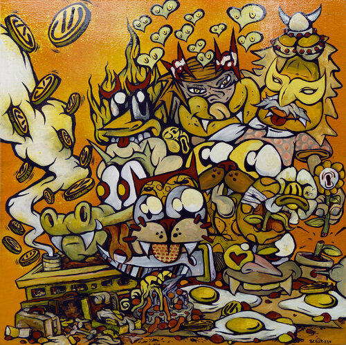 Une Vie Une Journée von BEBAR, Malerei kaufen auf Singulart