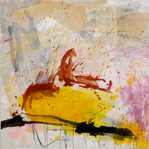 Im Fallen lernt die Feder fliegen de Petr Beranek, Pintura a la venta en Singulart