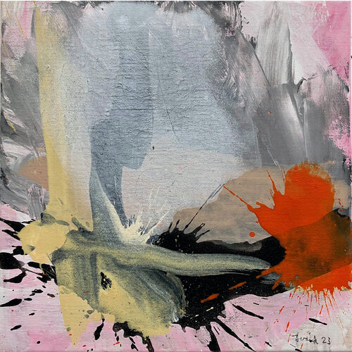 Flashy Orange van Petr Beranek, Schilderij te koop op Singulart