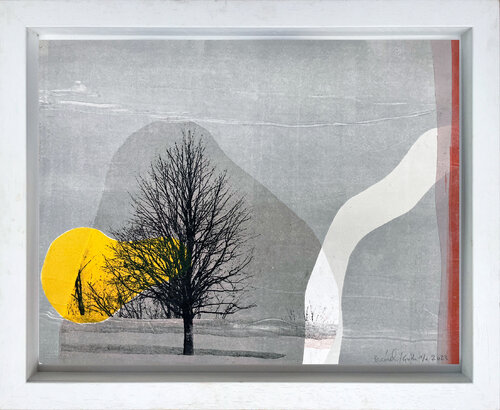 Derrière l'Arbre - Hinter dem Baum van Petr Beranek, Afdruk te koop op Singulart
