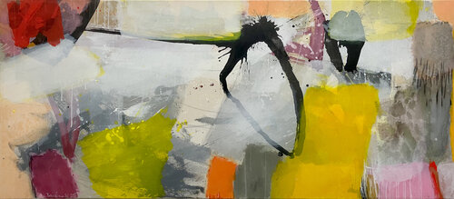 Am Rande des Wahnsinns gibt es keine Geländer by Petr Beranek, Painting for Sale on Singulart