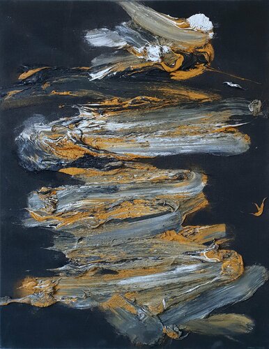 brown/black III, 2018 von Ralph Slowik, Malerei kaufen auf Singulart