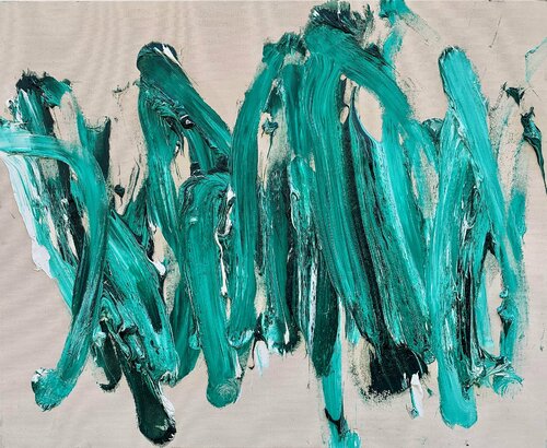 phthalo/white I, 2019 van Ralph Slowik, Schilderij te koop op Singulart