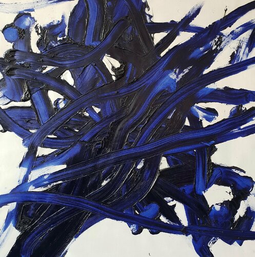 Blue II, 2016 van Ralph Slowik, Schilderij te koop op Singulart