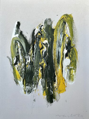 green/yellow II, 2020 by Ralph Slowik, Painting for Sale on Singulart
