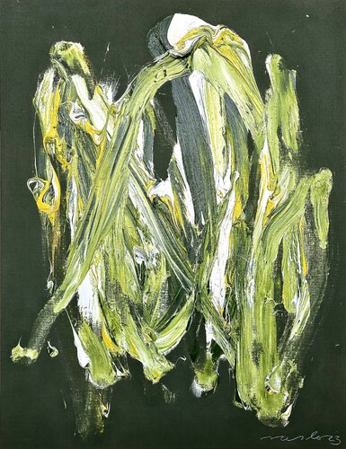 green/yellow/green l, 2023 von Ralph Slowik, Malerei kaufen auf Singulart