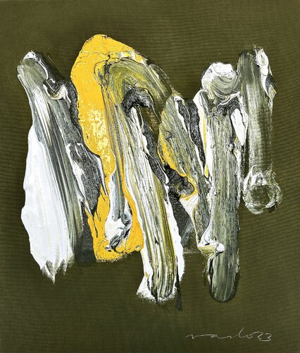 green/yellow/white lll, 2023 Ralph Slowik