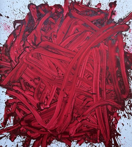 Rot ll, 2024 von Ralph Slowik, Malerei kaufen auf Singulart