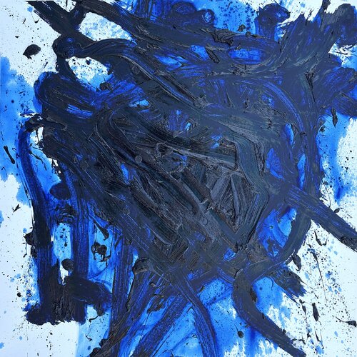 Blau l, 2024 von Ralph Slowik, Malerei kaufen auf Singulart