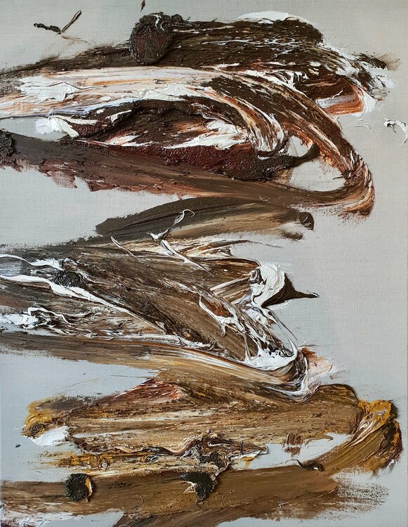 brown/white II, 2018 Ralph Slowik