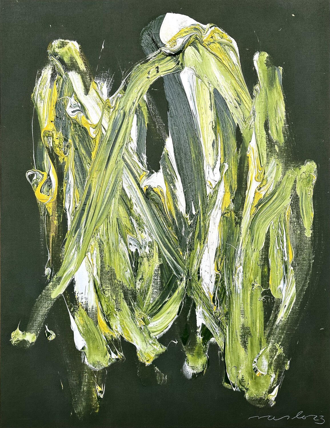 green/yellow/green l, 2023 Ralph Slowik