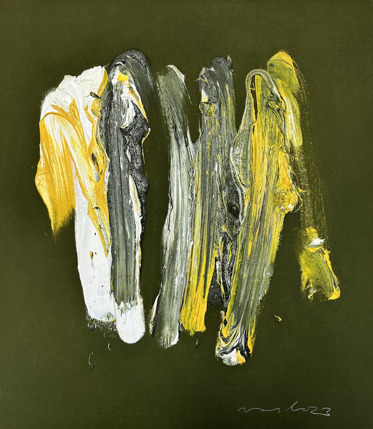 green/yellow/white ll, 2023 Ralph Slowik
