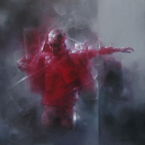 "Soul road - body temperature NO.015" by Jianfeng Chen, Painting for Sale on Singulart