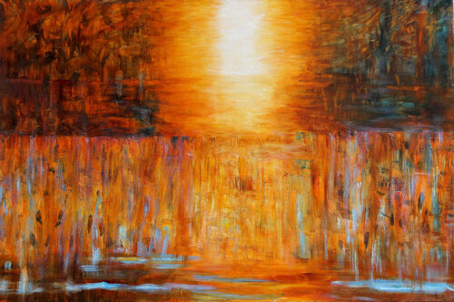 Golden dawn par Daphne Verheijke, Peinture en vente sur Singulart
