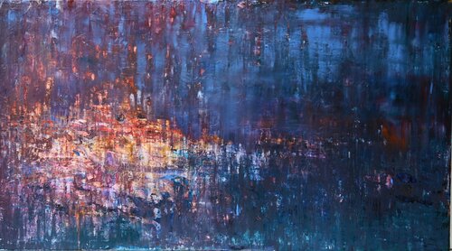 The light in the darkness van Daphne Verheijke, Schilderij te koop op Singulart