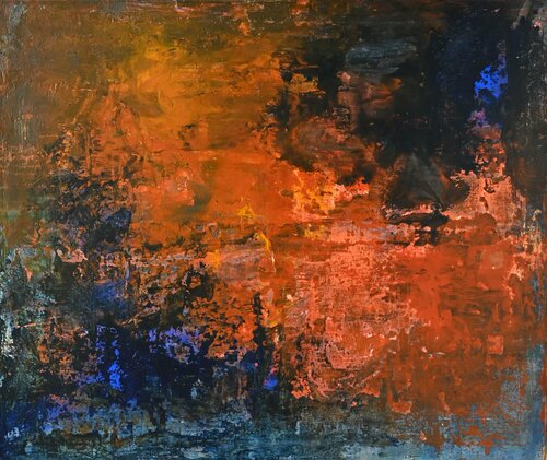 Fire cloud van Daphne Verheijke, Schilderij te koop op Singulart