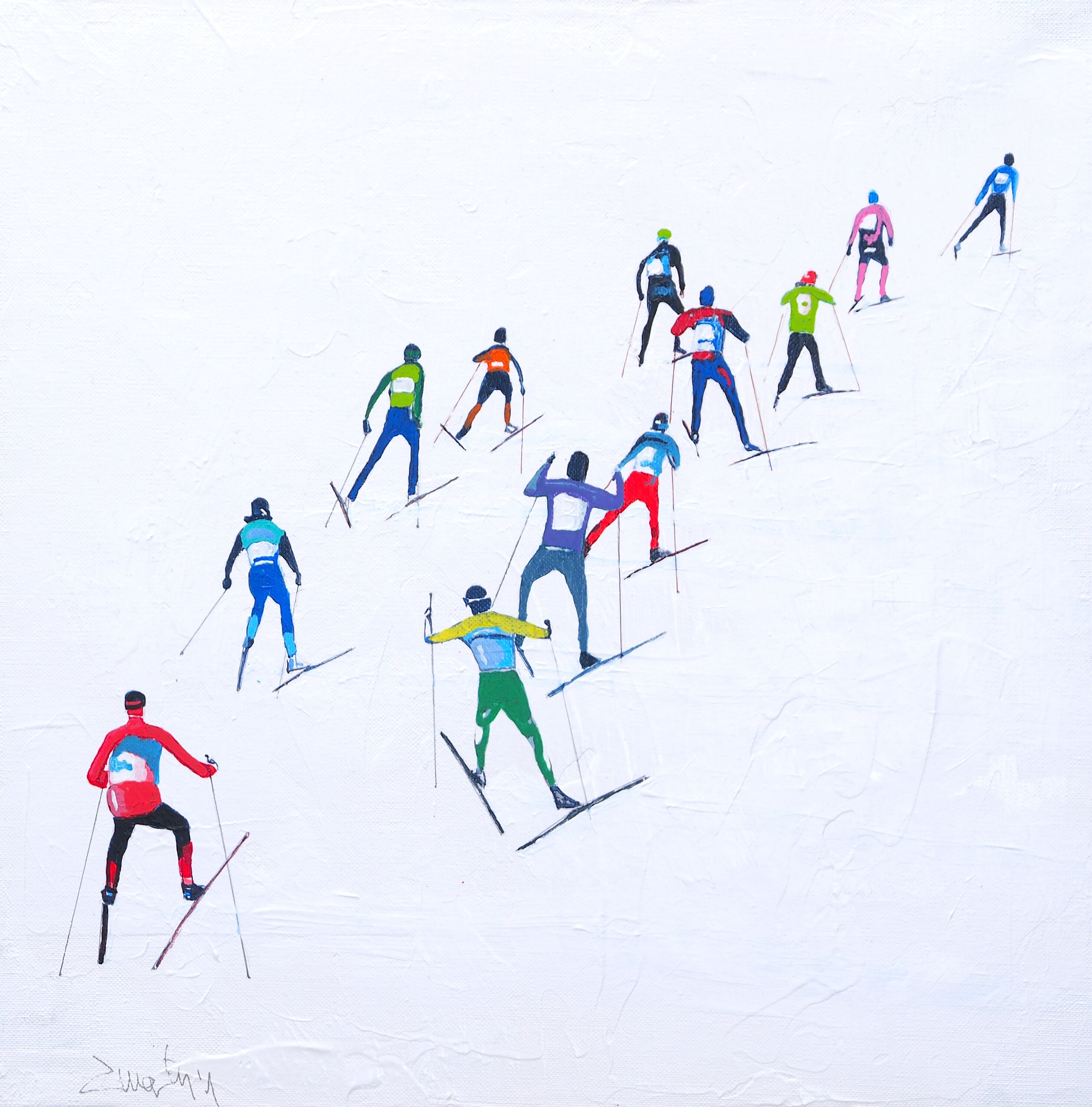 山頂を越えて：スキーストーリー