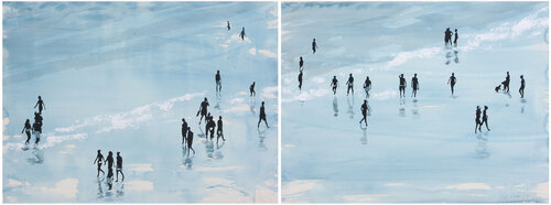 Sanxenxo diptych Carlos Martin