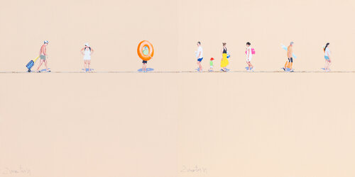 Beach day (diptych) Carlos Martin