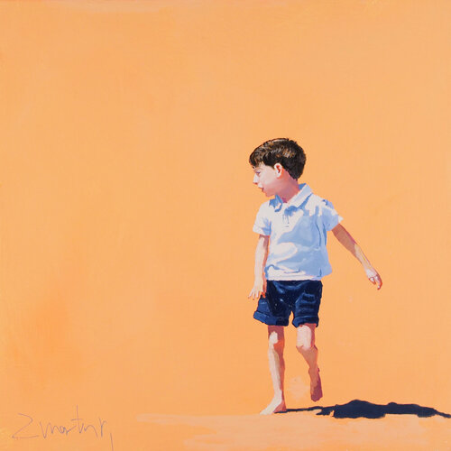 Carlitos orange di Carlos Martin, Pittura in vendita su Singulart