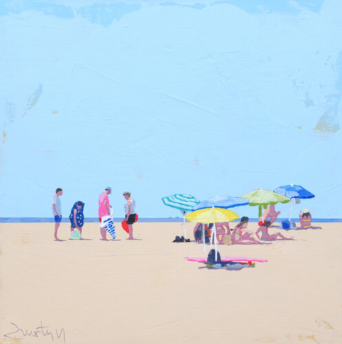 Umbrellas I 30 di Carlos Martin, Pittura in vendita su Singulart