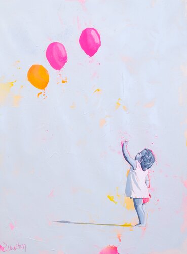 Up to the clouds II van Carlos Martin, Schilderij te koop op Singulart