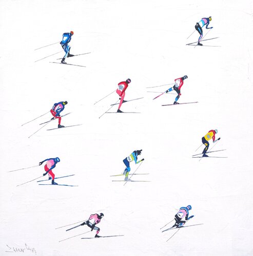 SK Lin40 II van Carlos Martin, Schilderij te koop op Singulart