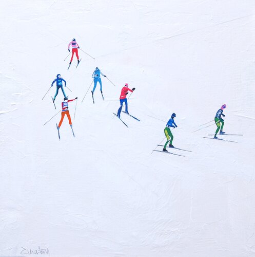 SK Lin40 C2 (framed) di Carlos Martin, Pittura in vendita su Singulart