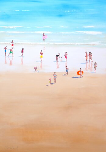 Low tide Sunday III van Carlos Martin, Schilderij te koop op Singulart