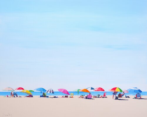 Shoreline umbrellas V Carlos Martin