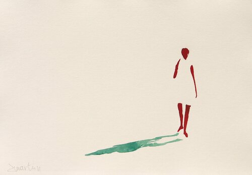 Quiet presence by Carlos Martin, Work on Paper for Sale on Singulart