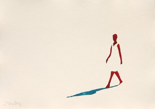 Quiet presence III van Carlos Martin, Werk op papier te koop op Singulart