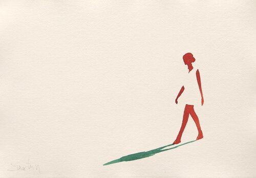 Quiet presence IX by Carlos Martin, Work on Paper for Sale on Singulart