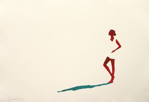 Quiet presence XI von Carlos Martin, Werk auf Papier kaufen auf Singulart