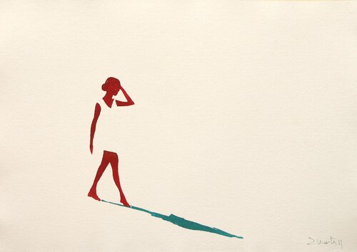 Quiet presence XIII van Carlos Martin, Werk op papier te koop op Singulart