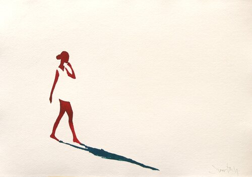 Quiet presence XIV van Carlos Martin, Werk op papier te koop op Singulart
