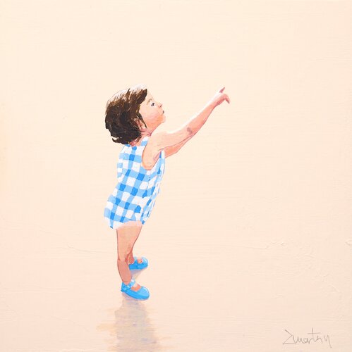 Pia (framed) von Carlos Martin, Malerei kaufen auf Singulart