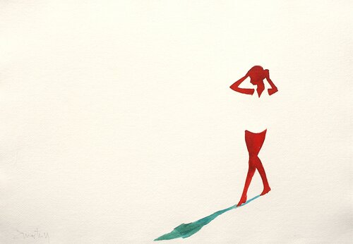 Quiet presence XXIV van Carlos Martin, Werk op papier te koop op Singulart