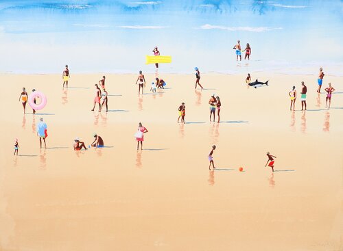 Sunny days III van Carlos Martin, Werk op papier te koop op Singulart