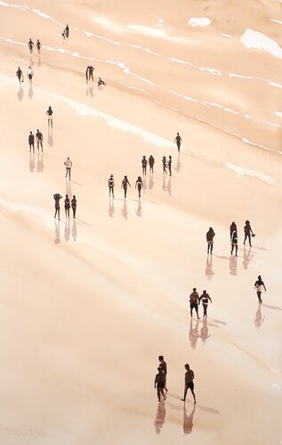 Shoreline EV55 by Carlos Martin, Work on Paper for Sale on Singulart