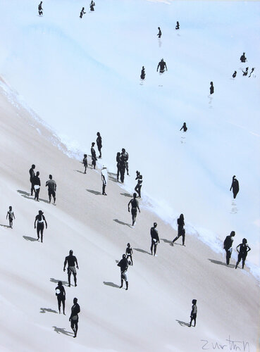 MM France II van Carlos Martin, Werk op papier te koop op Singulart