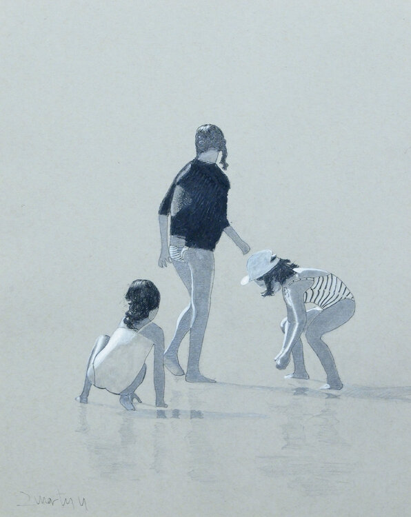 Girls on the shore Carlos Martin